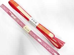 未使用品　正絹　佐賀錦　帯締め　2本セット